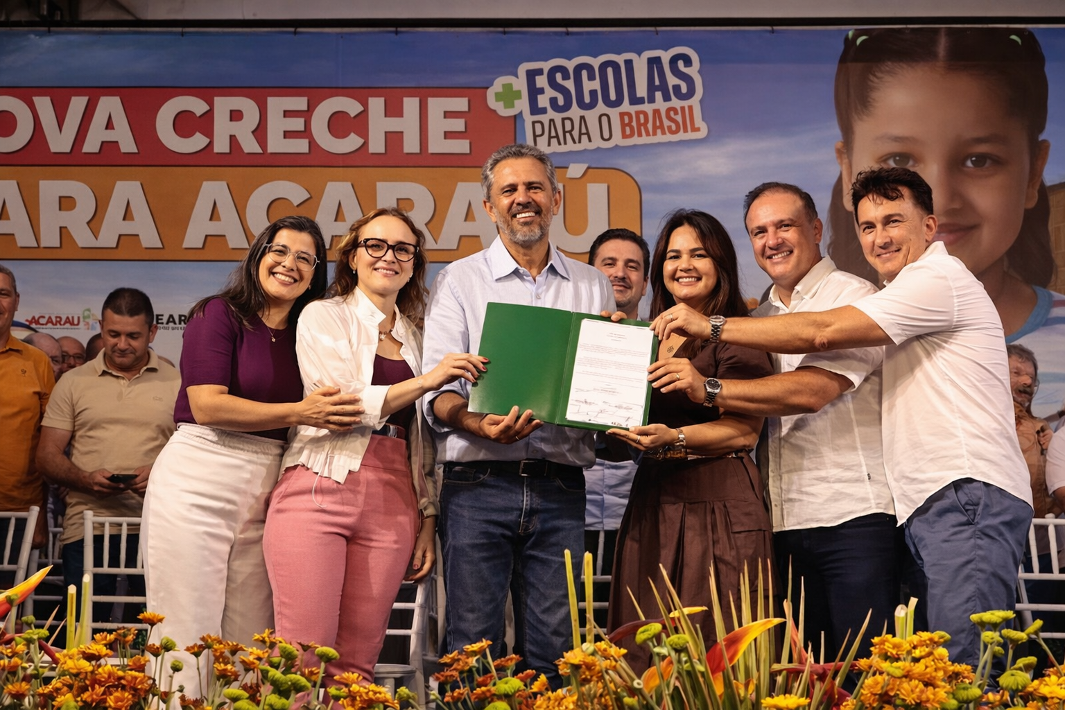 Governo do Ceará e MEC entregam creche e autorizam novas obras educacionais em Acaraú