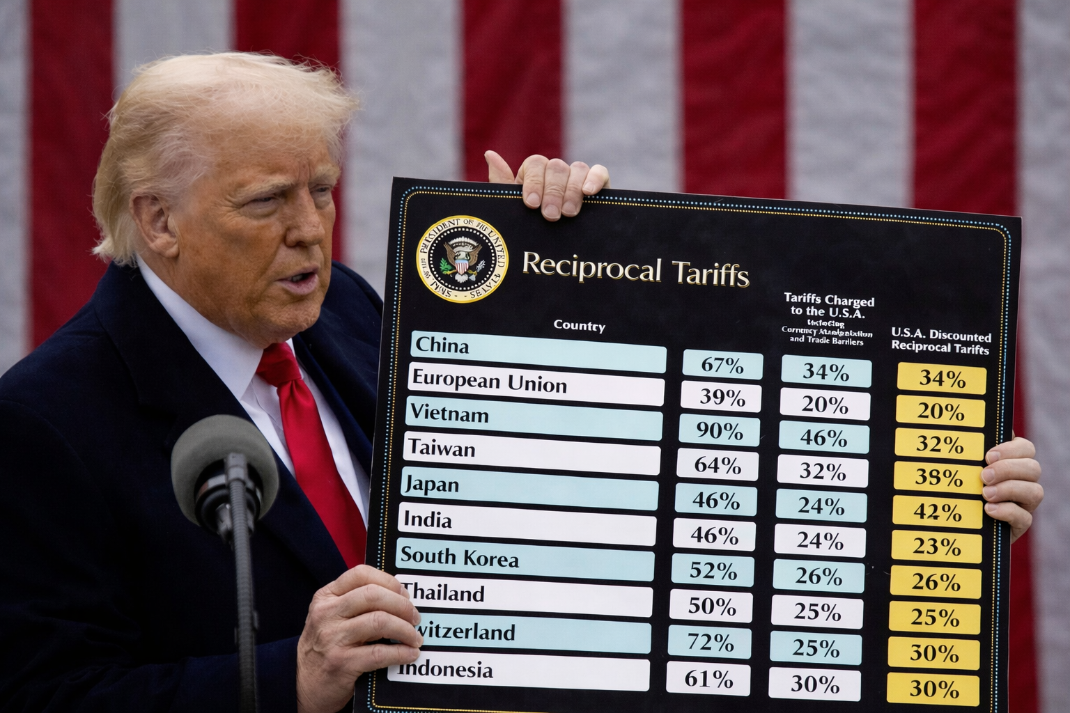 Suprema Corte dos EUA derruba tarifaço imposto por Trump por seis votos a três