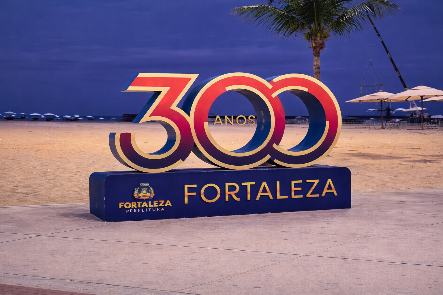 Fortaleza terá três dias de festa descentralizada nos 300 anos, com shows e entregas urbanas em abril