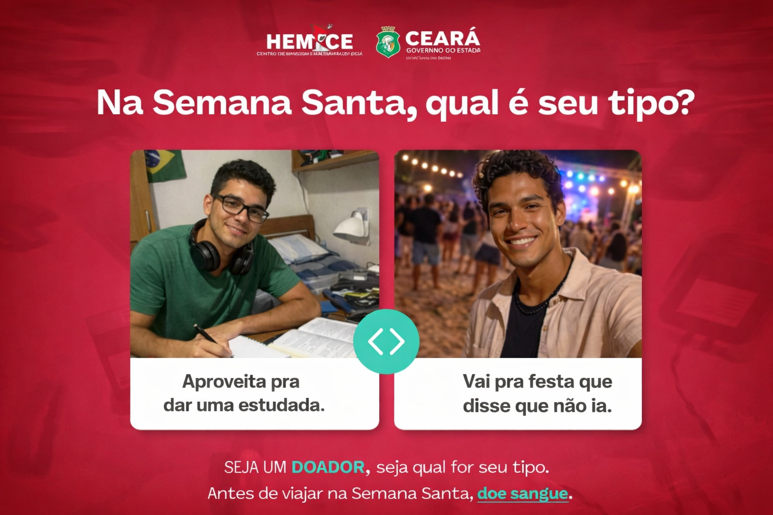 Hemoce lança campanha de doação de sangue para a Semana Santa no Ceará