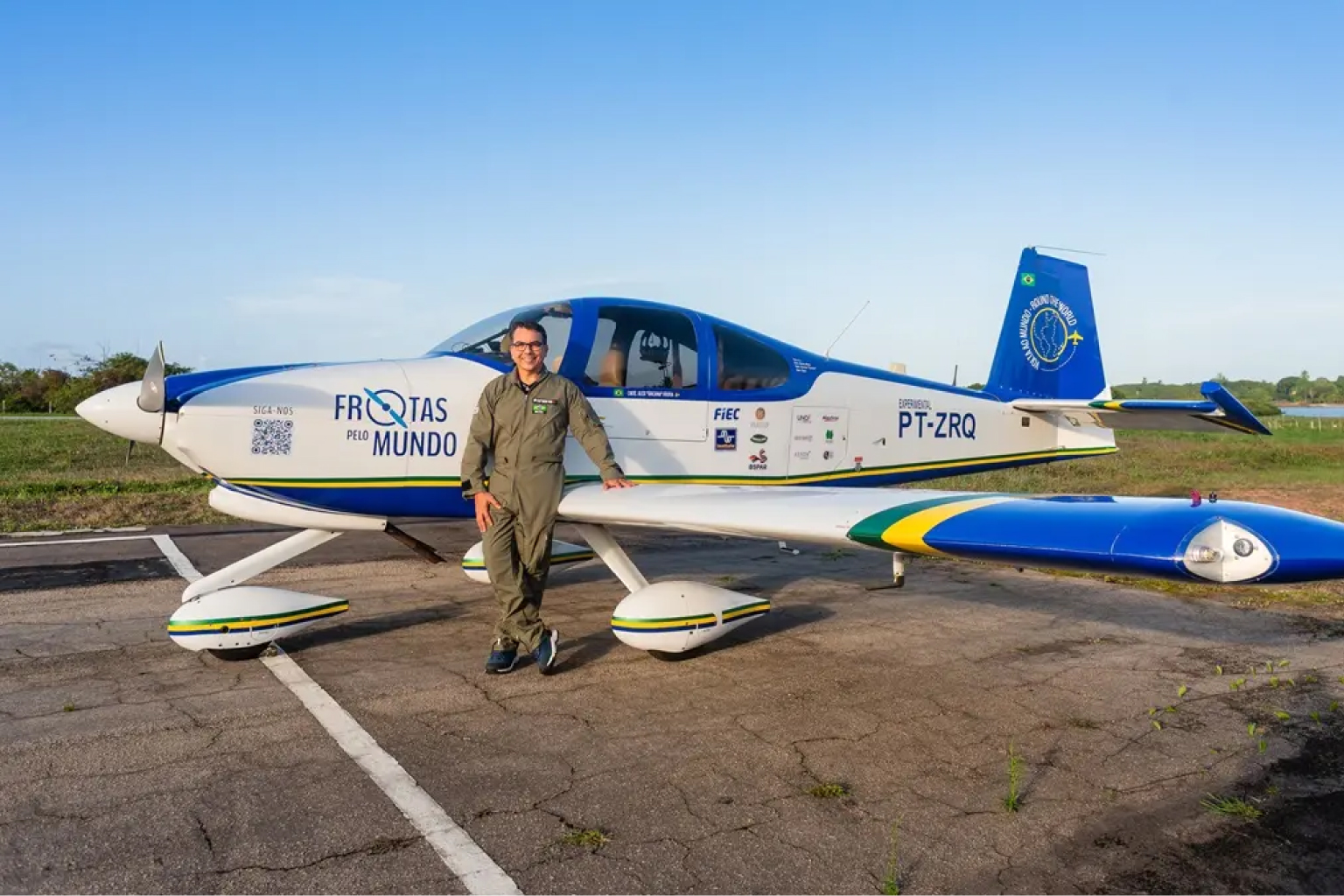 Cearense vai tentar ser o primeiro brasileiro a dar volta ao mundo em monomotor