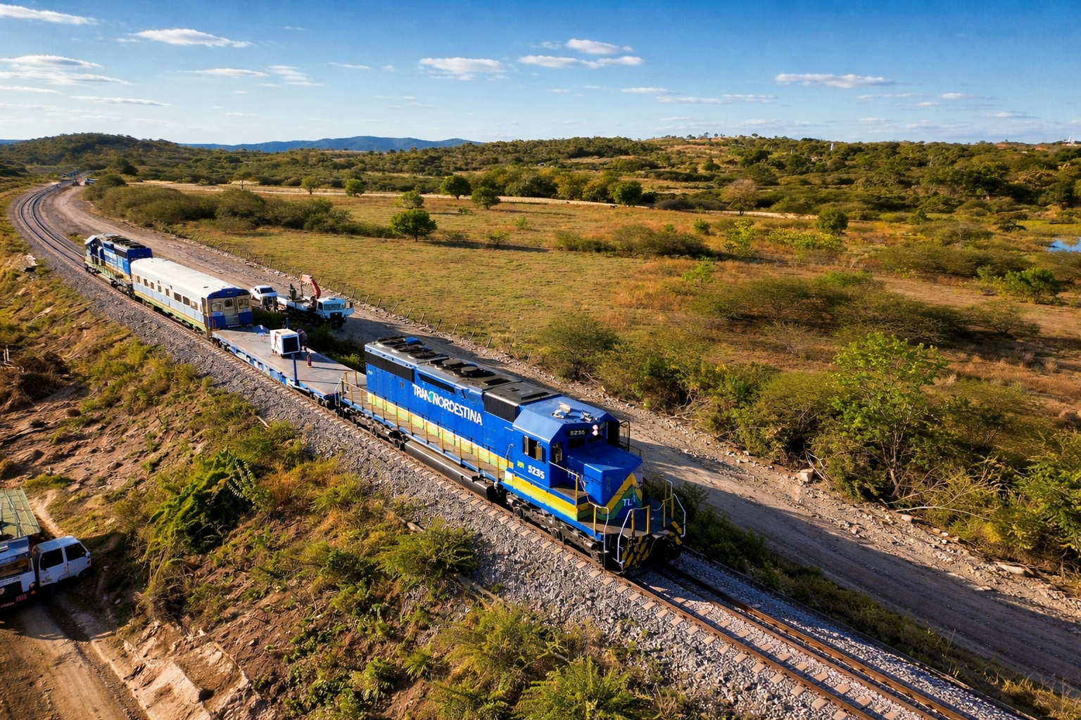 Transnordestina chega ao Ceará e percorre 585 km em 12 horas na primeira viagem