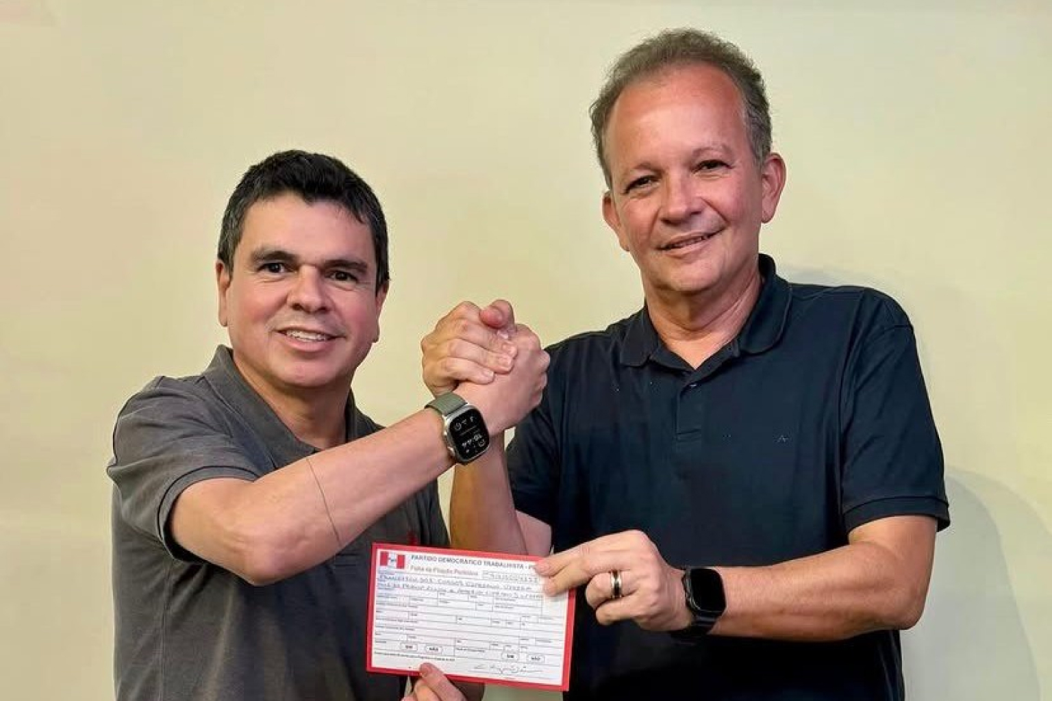 Chagas Vieira se filia ao PDT ao lado de André Figueiredo e mira eleições de 2026