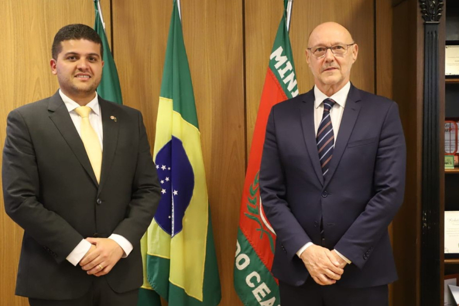 MPCE e Abin debatem cooperação institucional no combate à criminalidade em Fortaleza