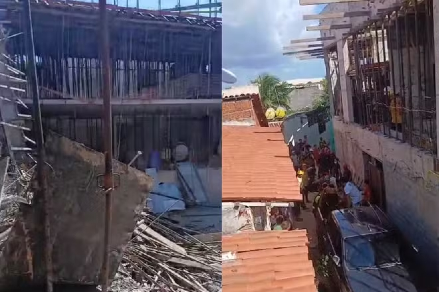 Desabamento de laje em obra deixa cinco trabalhadores feridos na Vila de Jericoacoara