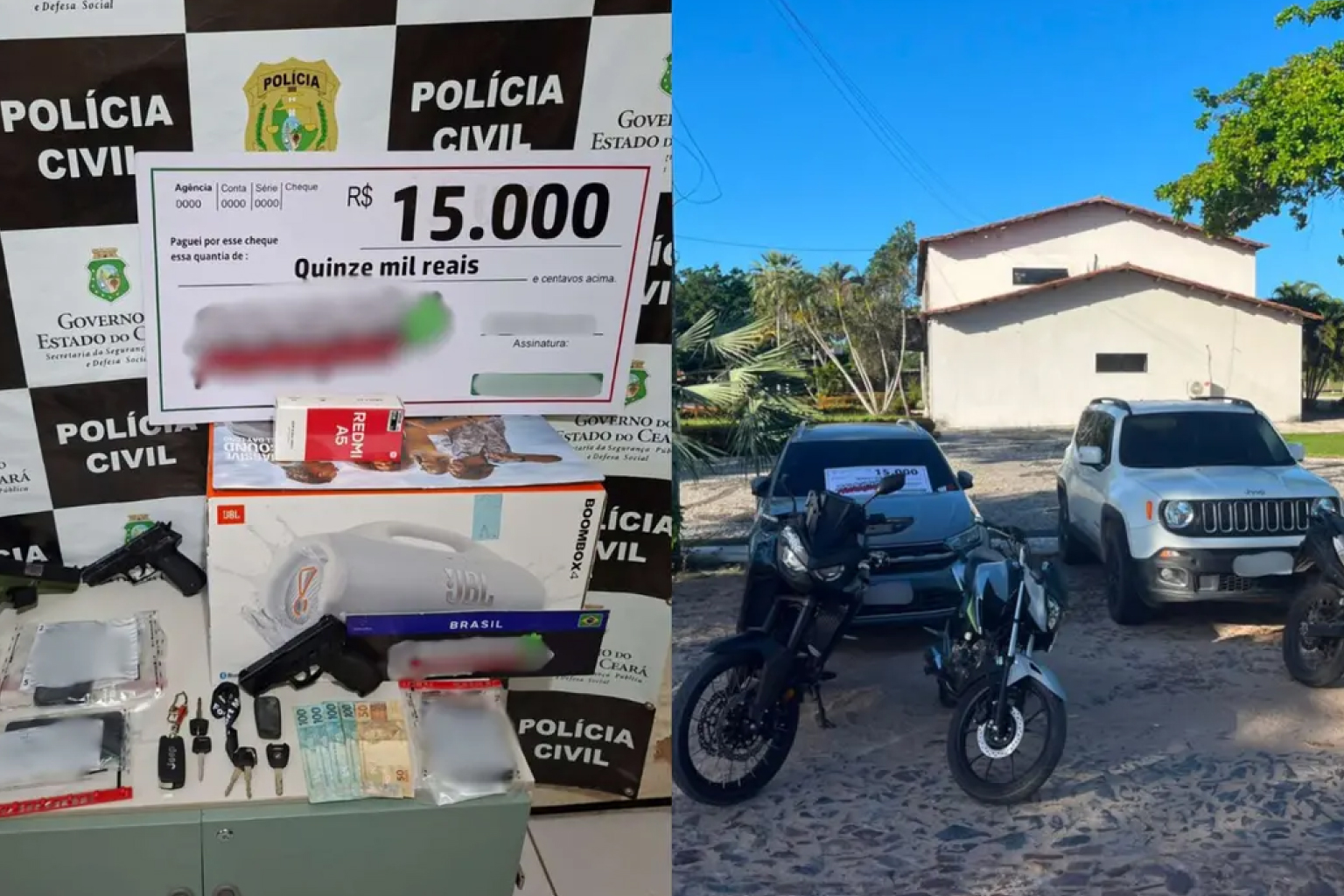 Influenciadores são presos em Cruz por rifas ilegais e lavagem de dinheiro na Operação Fortuna