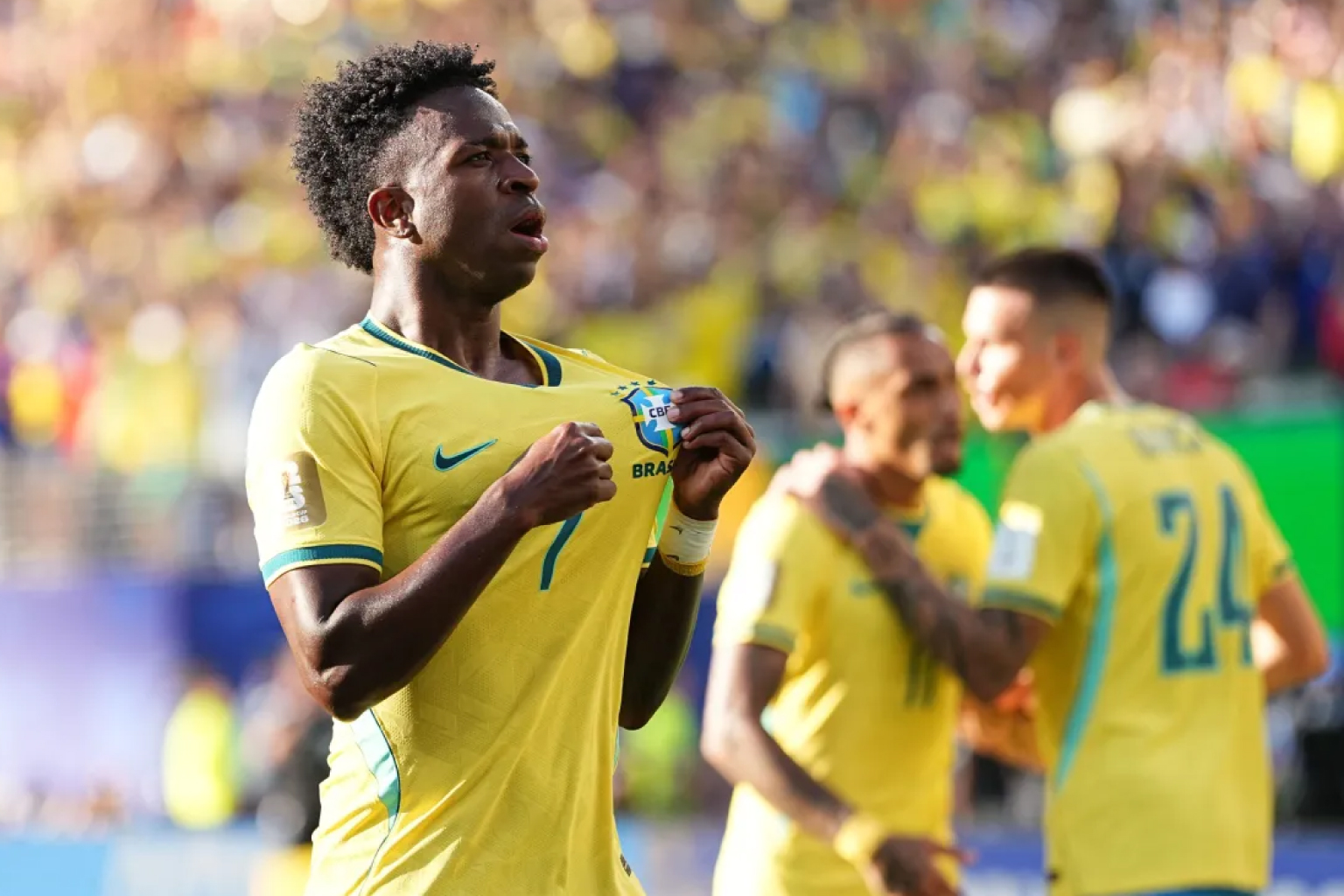 Vini Jr. marca golaço mas Brasil empata em 1 a 1 com Marrocos na estreia da Copa do Mundo 2026