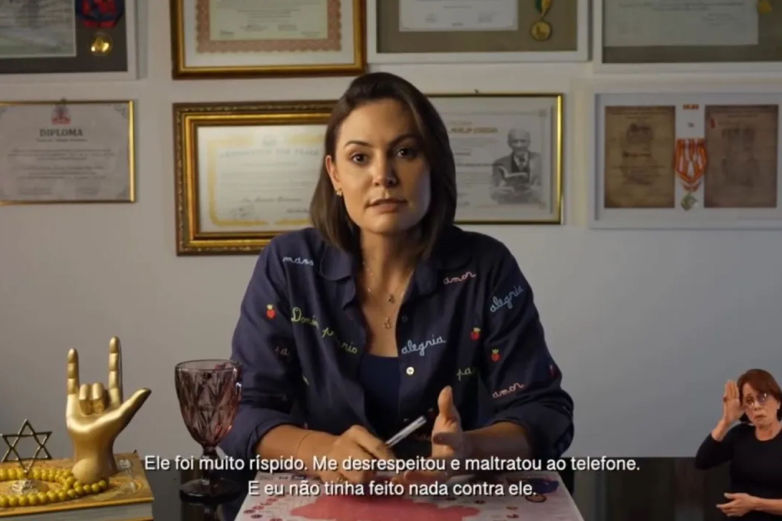 Michelle diz que foi maltratada por Flávio e critica aliança do PL com Ciro no Ceará em vídeo de 15 minutos