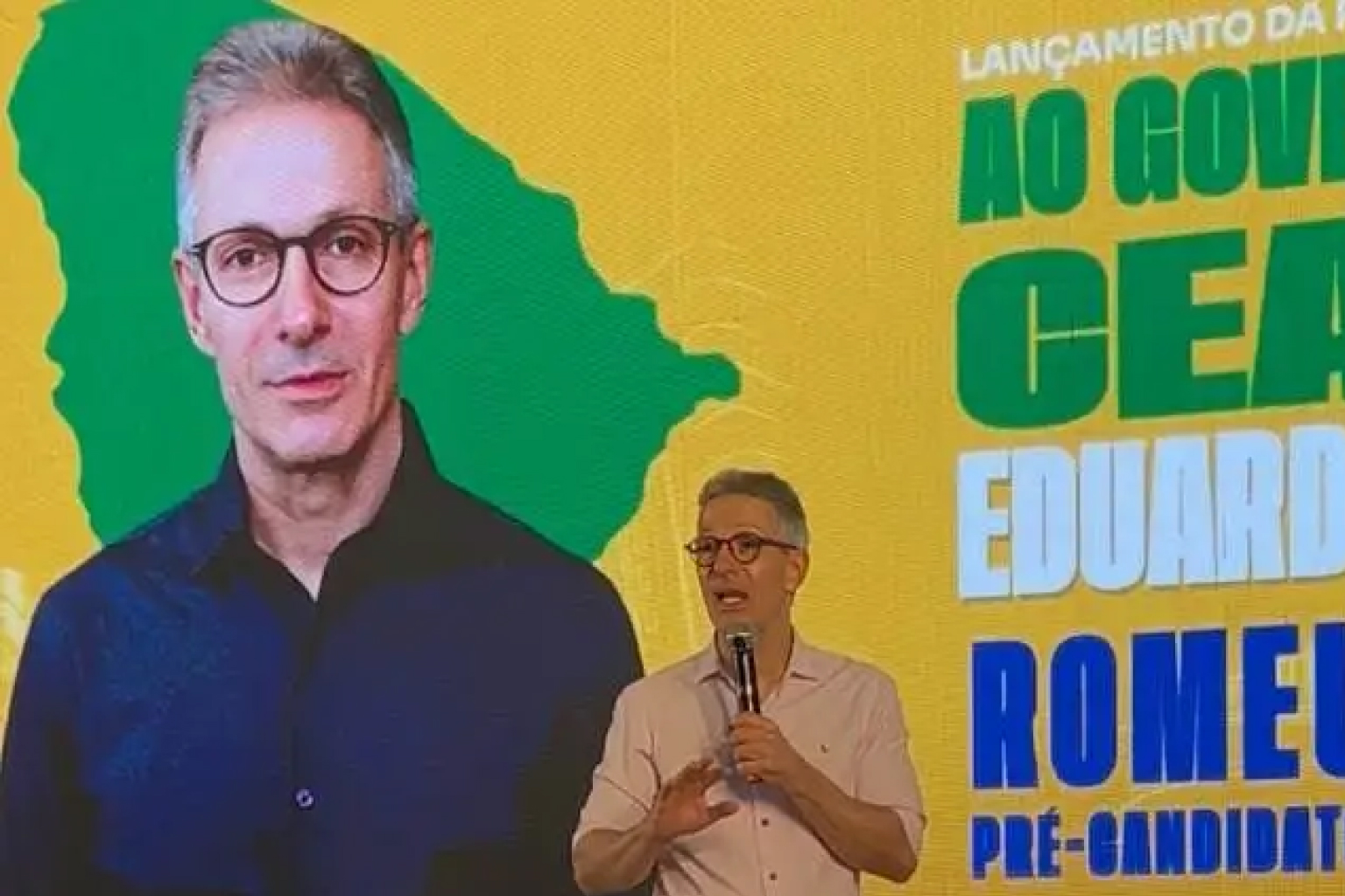 Zema lança pré-candidatura à Presidência em Caucaia, critica aliança do PL com Ciro e defende Girão ao governo do Ceará