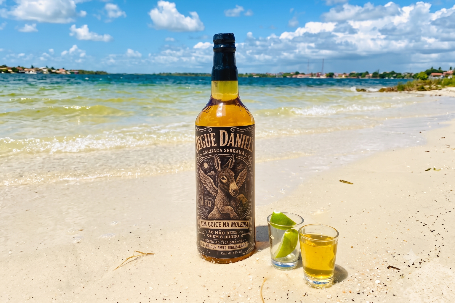 Jegue Daniel's: morador ex-Ambev lança cachaça artesanal que apoia o acolhimento dos jumentos de Jericoacoara