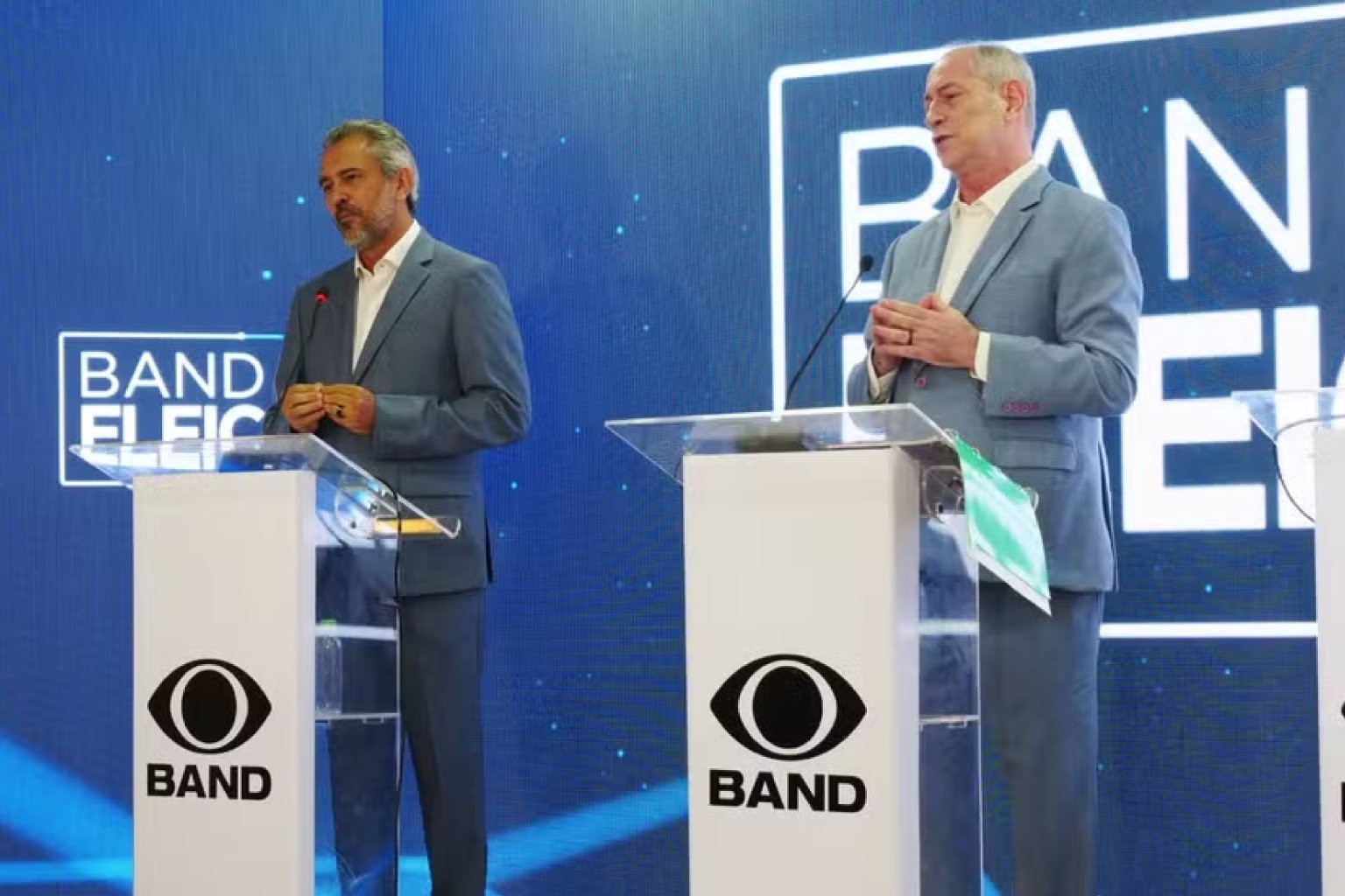 Primeiro debate no Ceará tem confronto direto entre Ciro Gomes e Elmano de Freitas