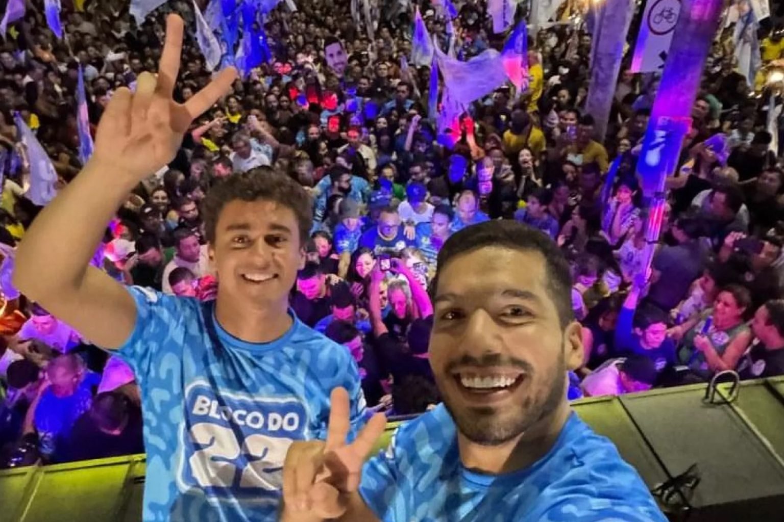 Nikolas Ferreira e André Fernandes farão ato por Flávio em Fortaleza